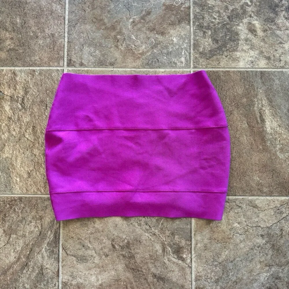 Skims Knit Swim Mini Skirt Lollipop Size Medium